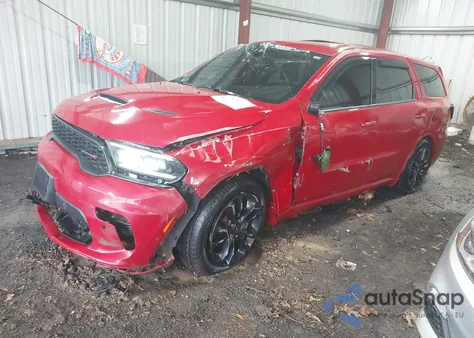 2021 Dodge Durango R/T Awd z USA, uszkodzony, nr VIN 1C4SDJCT6MC804591